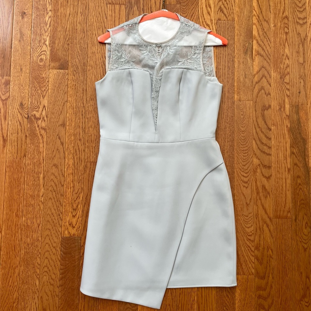 Pale blue BCBG Max Azria fitted dress